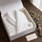 Microfiber Bathrobe – White