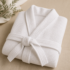 Waffle Weave Kimono Bathrobe
