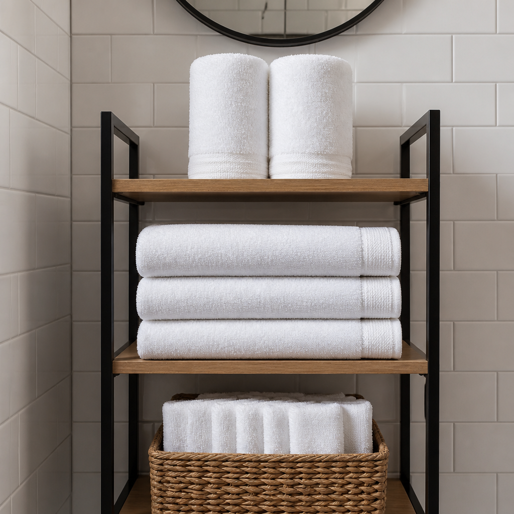 86/14 Blended White Salon Towels