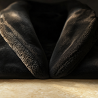 Microfiber Bathrobe – Black