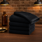 16x27 Black Bleach-Proof Salon Towels
