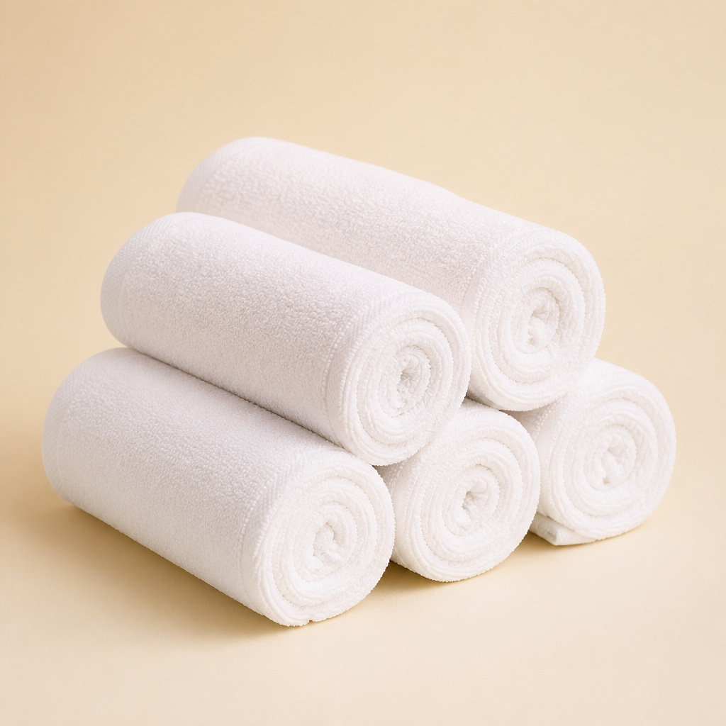 12x12 White Bleach-Proof Salon Towels