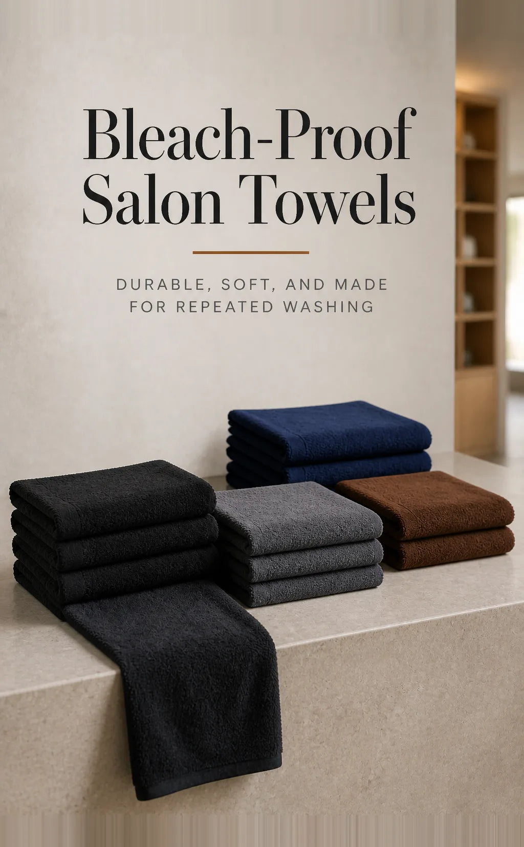 Bleach-Proof Salon Towels